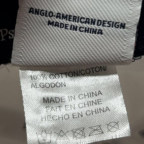 Psycho Bunny Dad Hat Baseball Cap Unstructured 6 Panel Strapback White - Picture 11 of 13